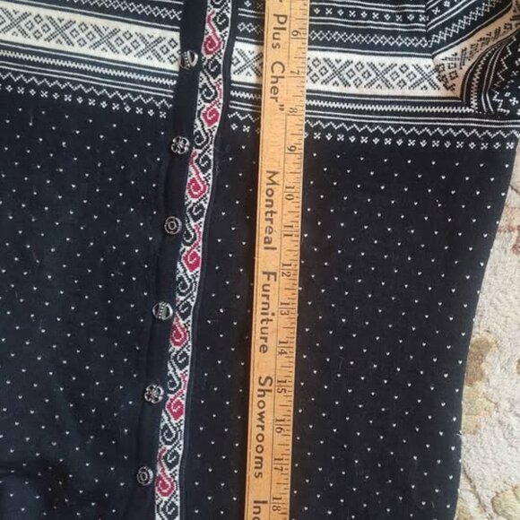 Dale of Norway Cardigan Sweater Wool Fair Isle Woman XS - Picture 10 of 10